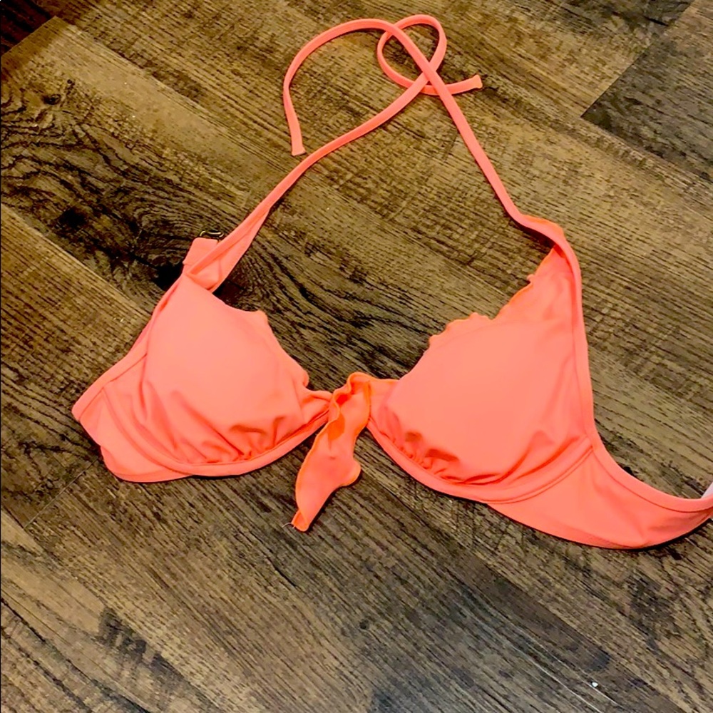 Coral Bikini Top